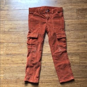 Tea Collection Girls Corduroy Cargo Trousers